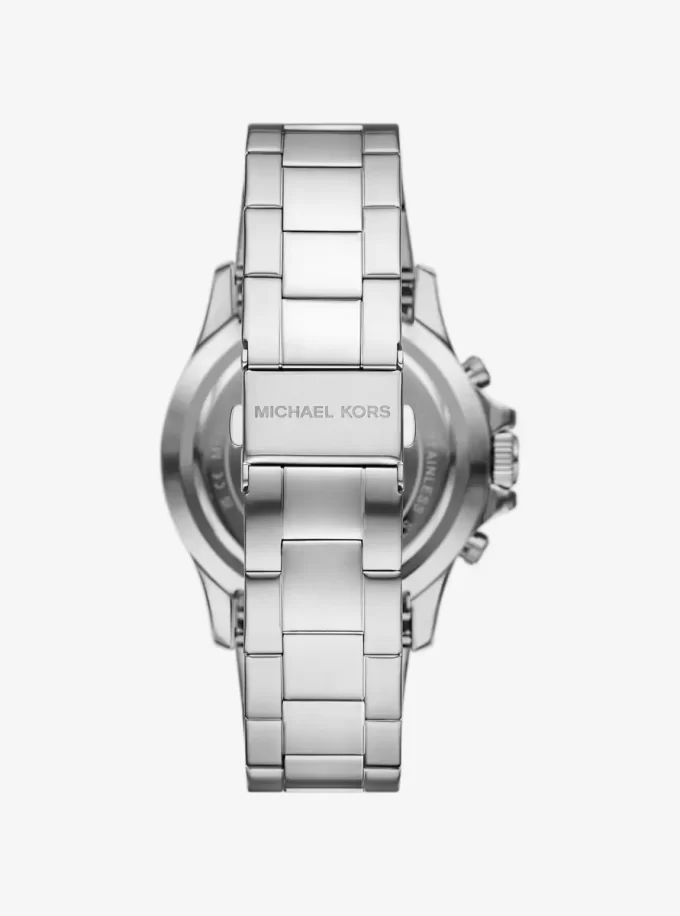 Reloj Everest de gran tamaño en tono plateado Reloj Everest de gran tamaño en tono plateado