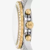 Reloj Everest Pavé de dos tonos de gran tamaño Reloj Everest Pavé de dos tonos de gran tamaño