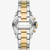 Reloj Everest Pavé de dos tonos de gran tamaño Reloj Everest Pavé de dos tonos de gran tamaño