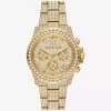 Reloj Everest Pavé Dorado de Gran Tamaño Reloj Everest Pavé Dorado de Gran Tamaño