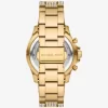 Reloj Everest Pavé Dorado de Gran Tamaño Reloj Everest Pavé Dorado de Gran Tamaño
