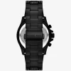 Reloj Everest Pavé extragrande en tono negro Reloj Everest Pavé extragrande en tono negro
