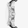 Reloj Everest Pavé extragrande en tono plateado Reloj Everest Pavé extragrande en tono plateado