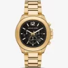 Reloj extragrande en tono dorado salvia Reloj extragrande en tono dorado salvia