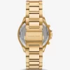 Reloj extragrande en tono dorado salvia Reloj extragrande en tono dorado salvia