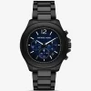 Reloj extragrande en tono negro salvia Reloj extragrande en tono negro salvia