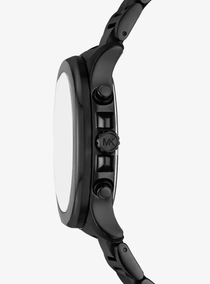 Reloj extragrande en tono negro salvia Reloj extragrande en tono negro salvia
