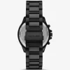 Reloj extragrande en tono negro salvia Reloj extragrande en tono negro salvia