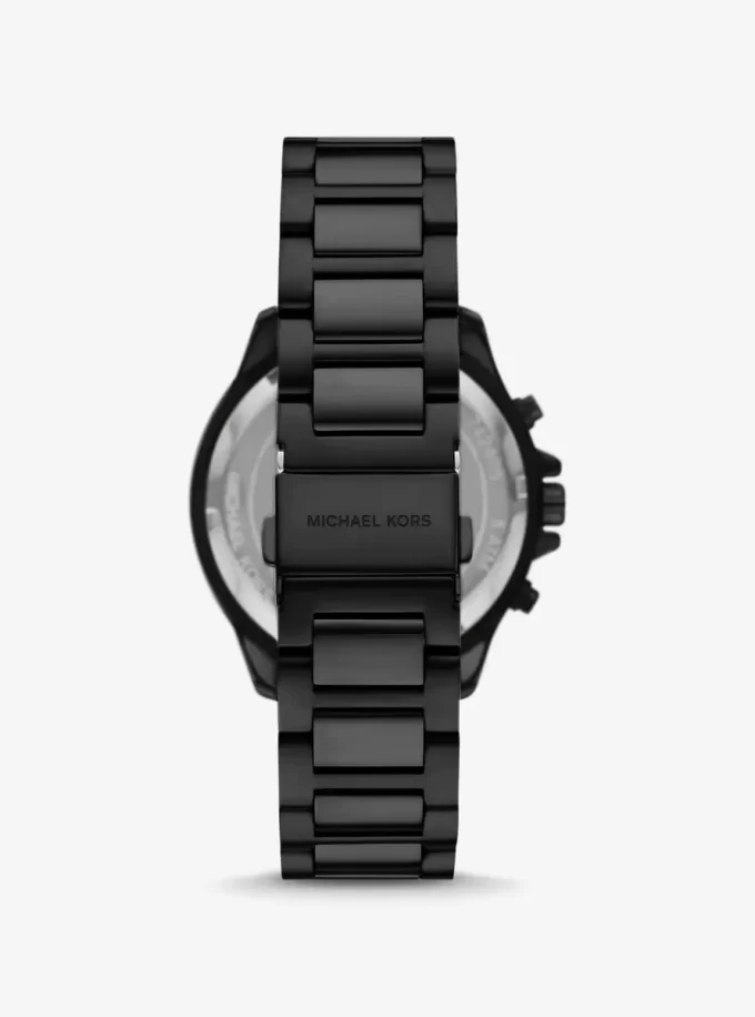Reloj extragrande en tono negro salvia Reloj extragrande en tono negro salvia