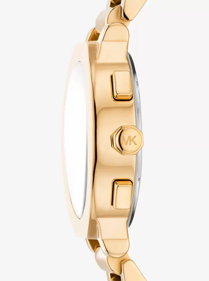 Reloj Gramercy de gran tamaño en tono dorado Reloj Gramercy de gran tamaño en tono dorado