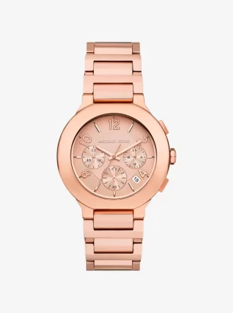 Reloj Gramercy extragrande en tono oro rosa