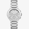 Reloj Gramercy plateado de gran tamaño Reloj Gramercy plateado de gran tamaño