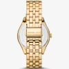Reloj Harlowe Pavé en tono dorado