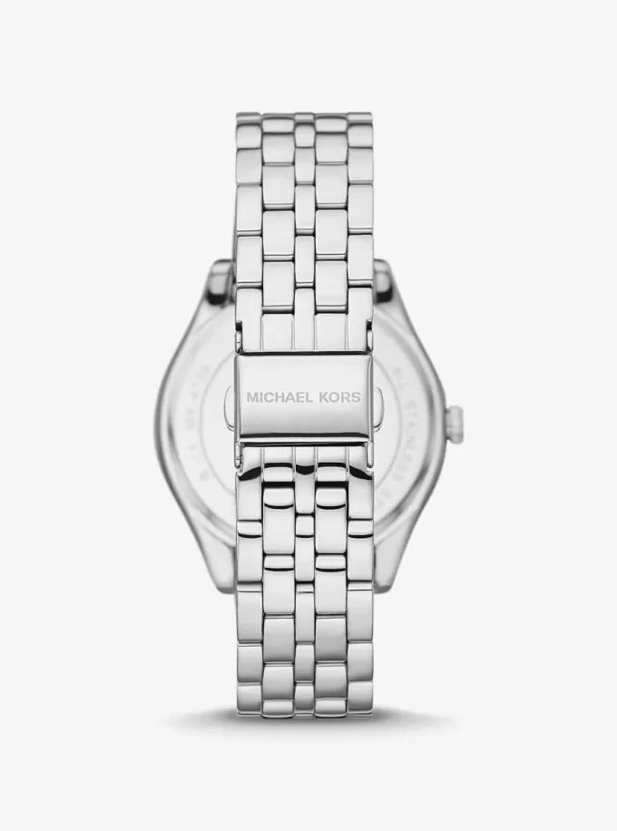 Reloj Harlowe Pavé plateado