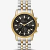 Reloj Hutton de dos tonos de gran tamaño Reloj Hutton de dos tonos de gran tamaño