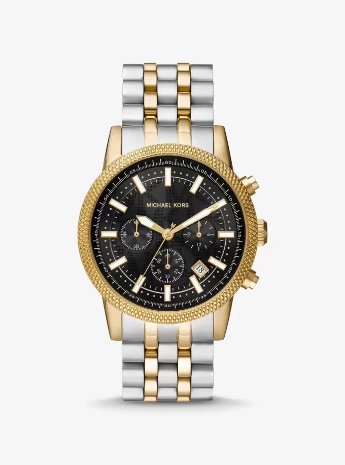 Reloj Hutton de dos tonos de gran tamaño Reloj Hutton de dos tonos de gran tamaño