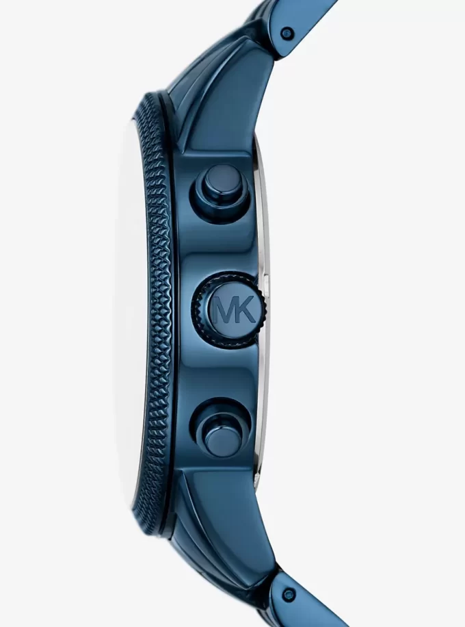 Reloj Hutton de gran tamaño en tono azul Reloj Hutton de gran tamaño en tono azul