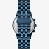 Reloj Hutton de gran tamaño en tono azul Reloj Hutton de gran tamaño en tono azul