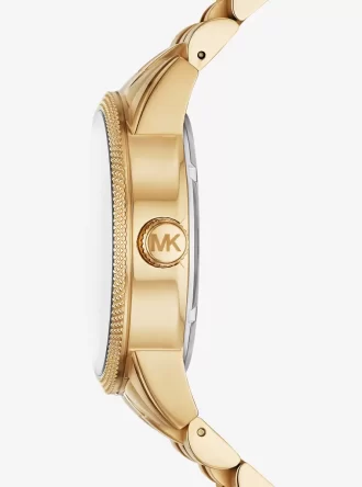 Reloj Hutton extragrande en tono dorado