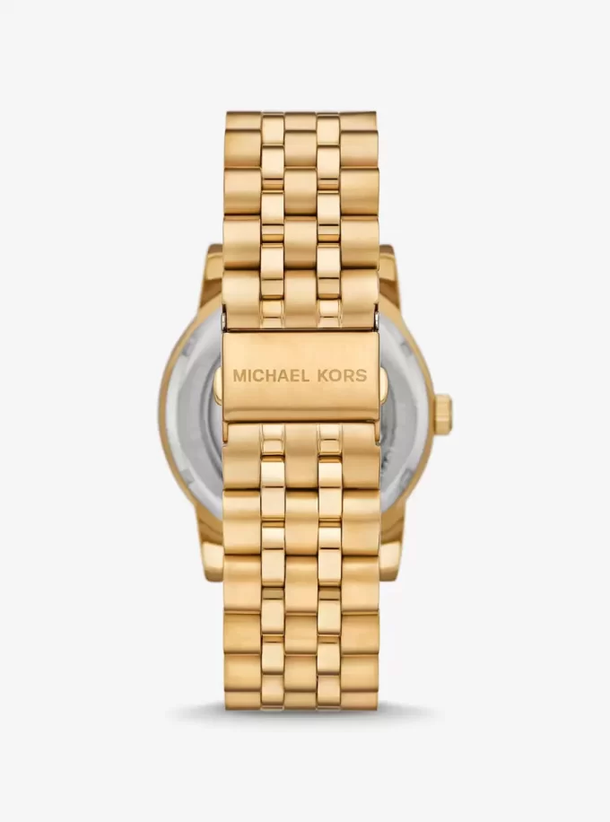 Reloj Hutton extragrande en tono dorado Reloj Hutton extragrande en tono dorado