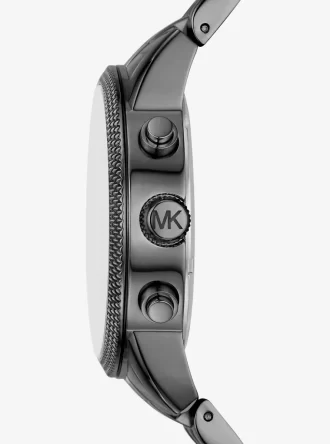 Reloj Hutton Gunmetal de gran tamaño