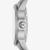 Reloj Hutton plateado de gran tamaño Reloj Hutton plateado de gran tamaño