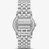 Reloj Hutton plateado de gran tamaño Reloj Hutton plateado de gran tamaño
