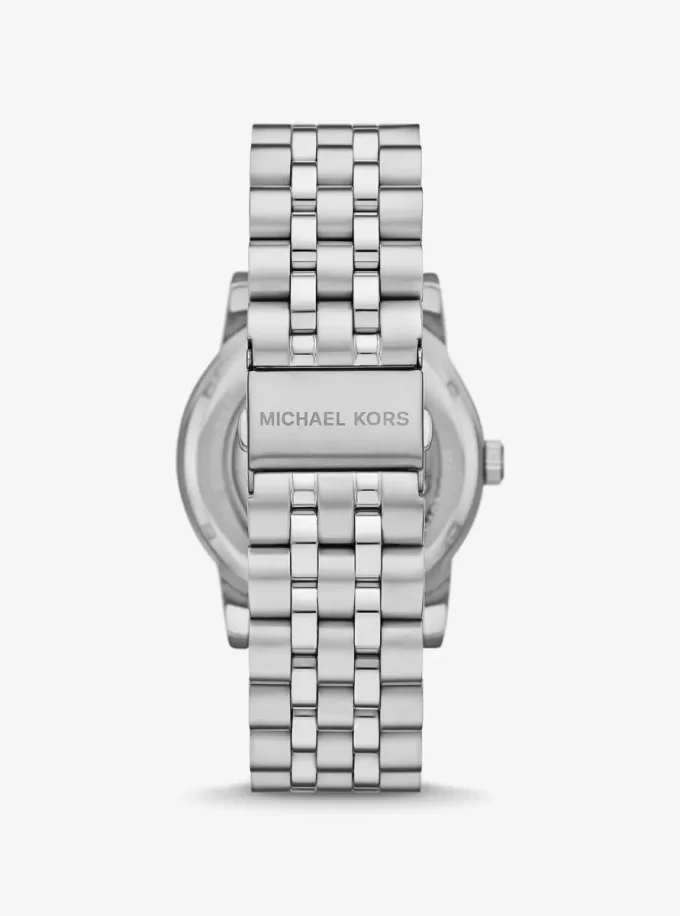 Reloj Hutton plateado de gran tamaño Reloj Hutton plateado de gran tamaño