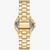 Reloj Lennox con pavé en tono dorado Reloj Lennox con pavé en tono dorado
