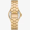 Reloj Lennox con pavé en tono dorado Reloj Lennox con pavé en tono dorado