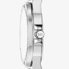 Reloj Lennox con pavé en tono plateado Reloj Lennox con pavé en tono plateado