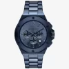 Reloj Lennox de gran tamaño en tono azul Reloj Lennox de gran tamaño en tono azul
