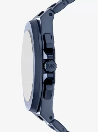 Reloj Lennox de gran tamaño en tono azul