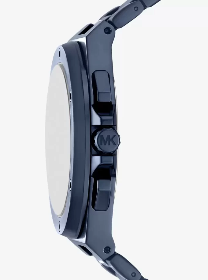 Reloj Lennox de gran tamaño en tono azul Reloj Lennox de gran tamaño en tono azul