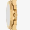 Reloj Lennox de gran tamaño en tono dorado