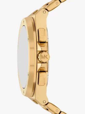 Reloj Lennox de gran tamaño en tono dorado