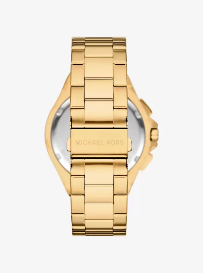 Reloj Lennox de gran tamaño en tono dorado