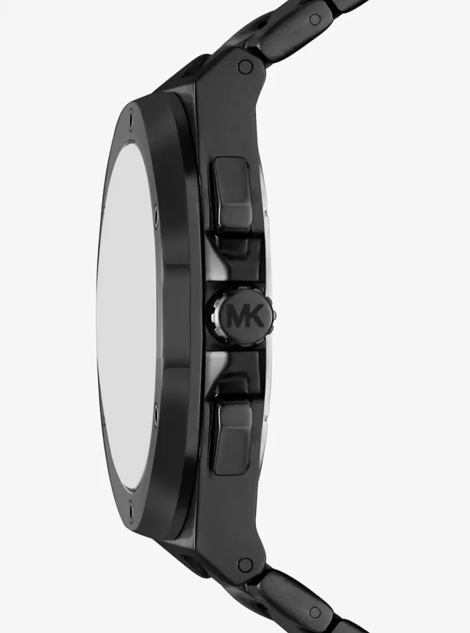 Reloj Lennox extragrande en tono negro Reloj Lennox extragrande en tono negro
