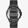 Reloj Lennox extragrande en tono negro Reloj Lennox extragrande en tono negro
