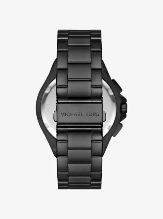 Reloj Lennox extragrande en tono negro Reloj Lennox extragrande en tono negro