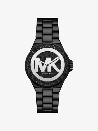 Reloj Lennox Pavé en tono negro