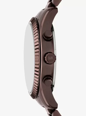 Reloj Lexington de gran tamaño en tono marrón