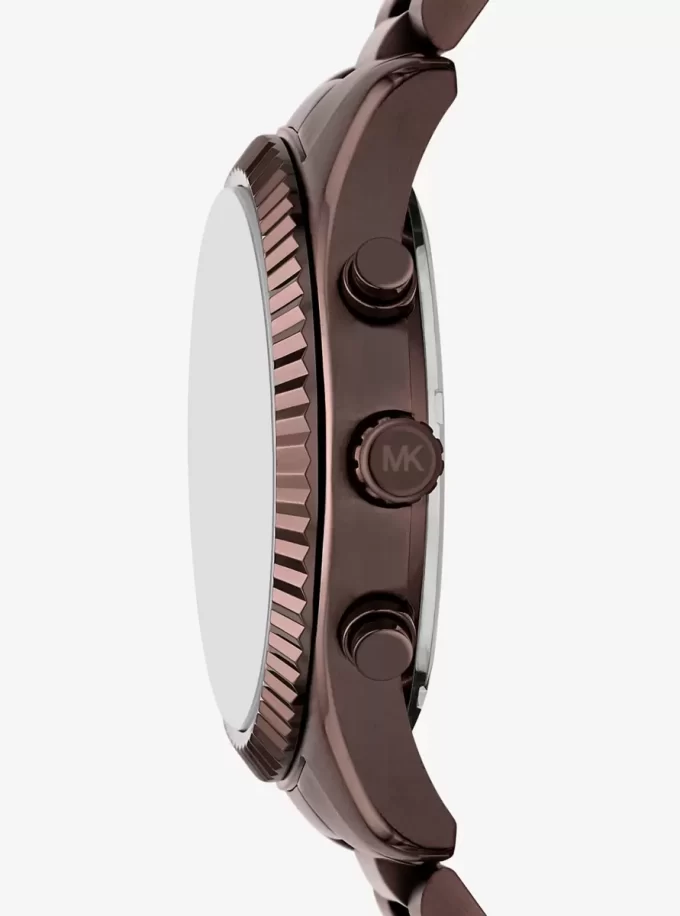 Reloj Lexington de gran tamaño en tono marrón Reloj Lexington de gran tamaño en tono marrón