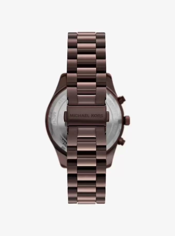 Reloj Lexington de gran tamaño en tono marrón Reloj Lexington de gran tamaño en tono marrón