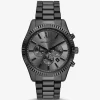 Reloj Lexington extragrande en tono negro Reloj Lexington extragrande en tono negro