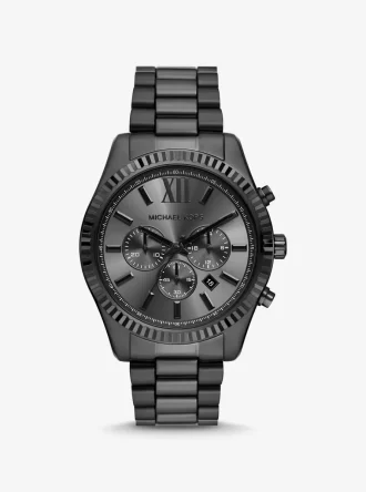 Reloj Lexington extragrande en tono negro