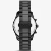 Reloj Lexington extragrande en tono negro Reloj Lexington extragrande en tono negro