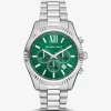 Reloj Lexington plateado de gran tamaño Reloj Lexington plateado de gran tamaño
