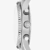 Reloj Lexington plateado de gran tamaño Reloj Lexington plateado de gran tamaño