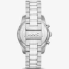 Reloj Lexington plateado de gran tamaño Reloj Lexington plateado de gran tamaño
